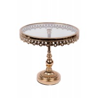 Suporte  Dourado Rendado G  Suporte  Dourado Rendado G